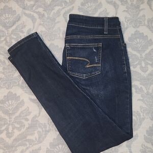 Time and Tru Dark Blue Skinny Jeans